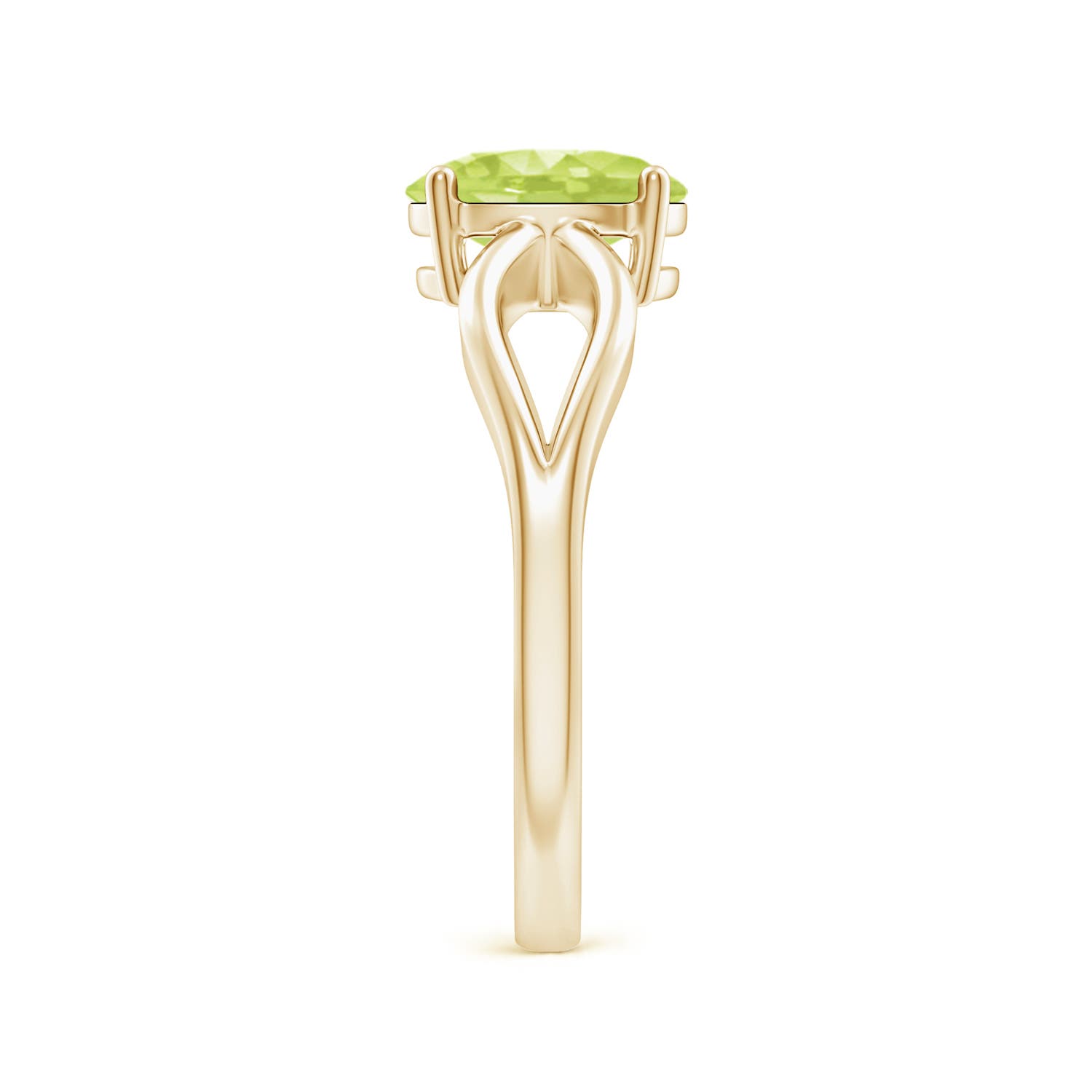 A - Peridot / 1.35 CT / 14 KT Yellow Gold