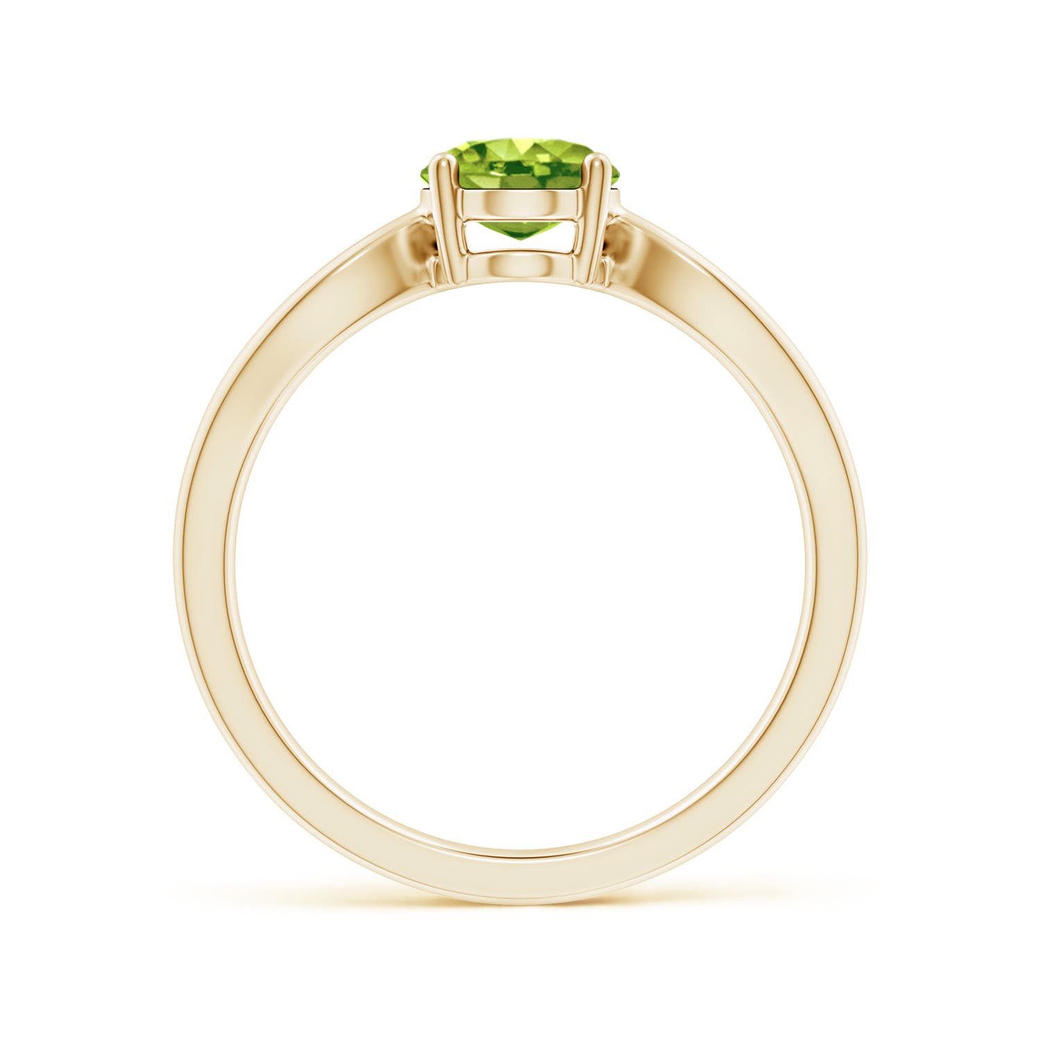 AAA - Peridot / 1.35 CT / 14 KT Yellow Gold