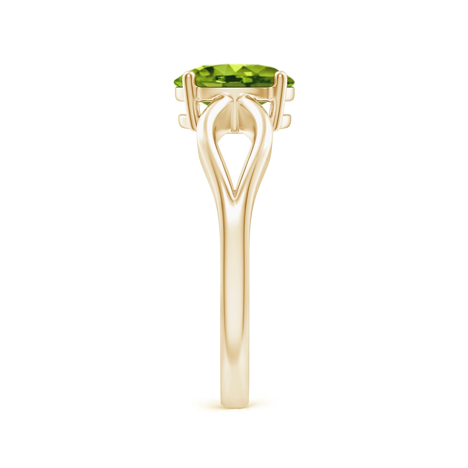 AAAA - Peridot / 1.35 CT / 14 KT Yellow Gold