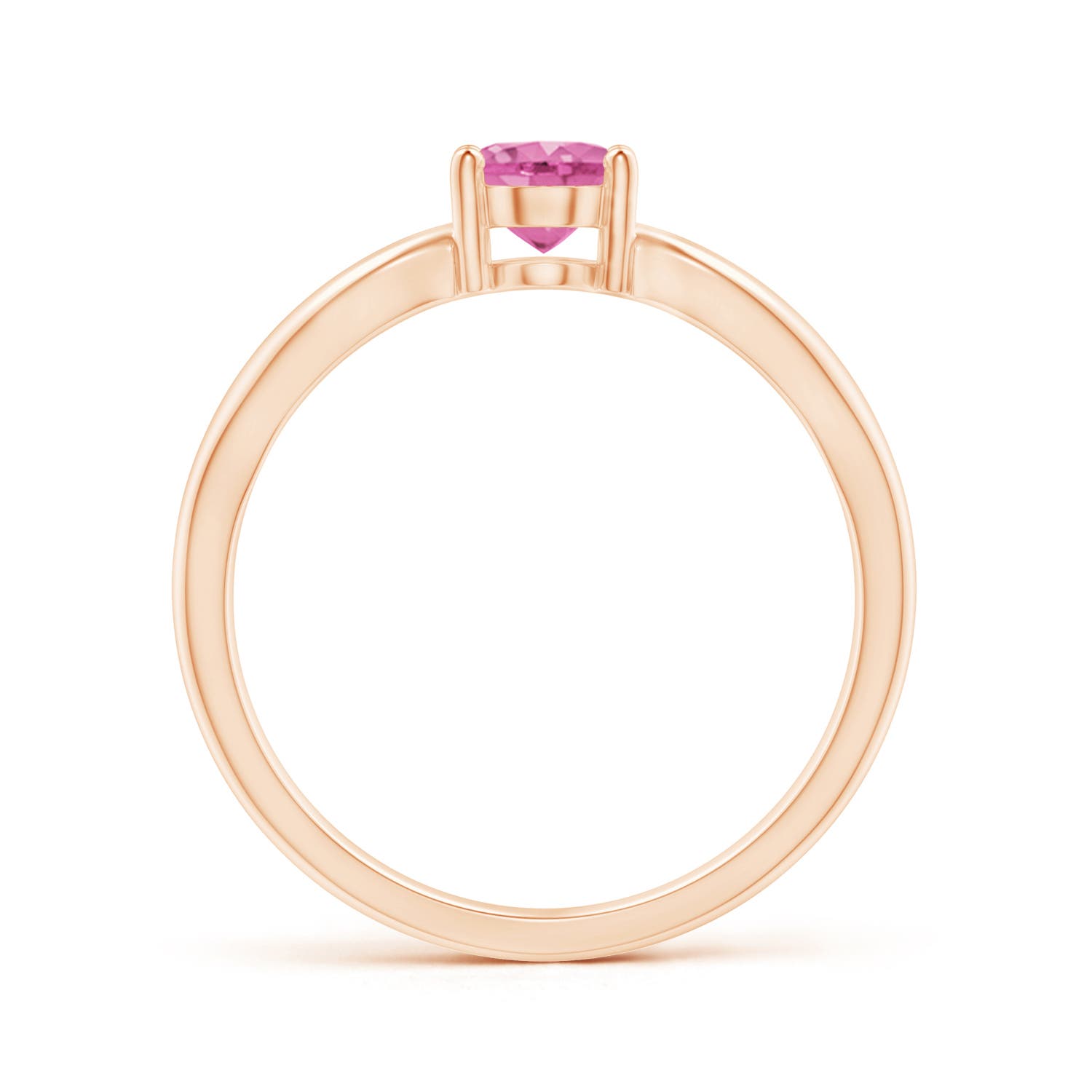 AA - Pink Sapphire / 0.85 CT / 14 KT Rose Gold