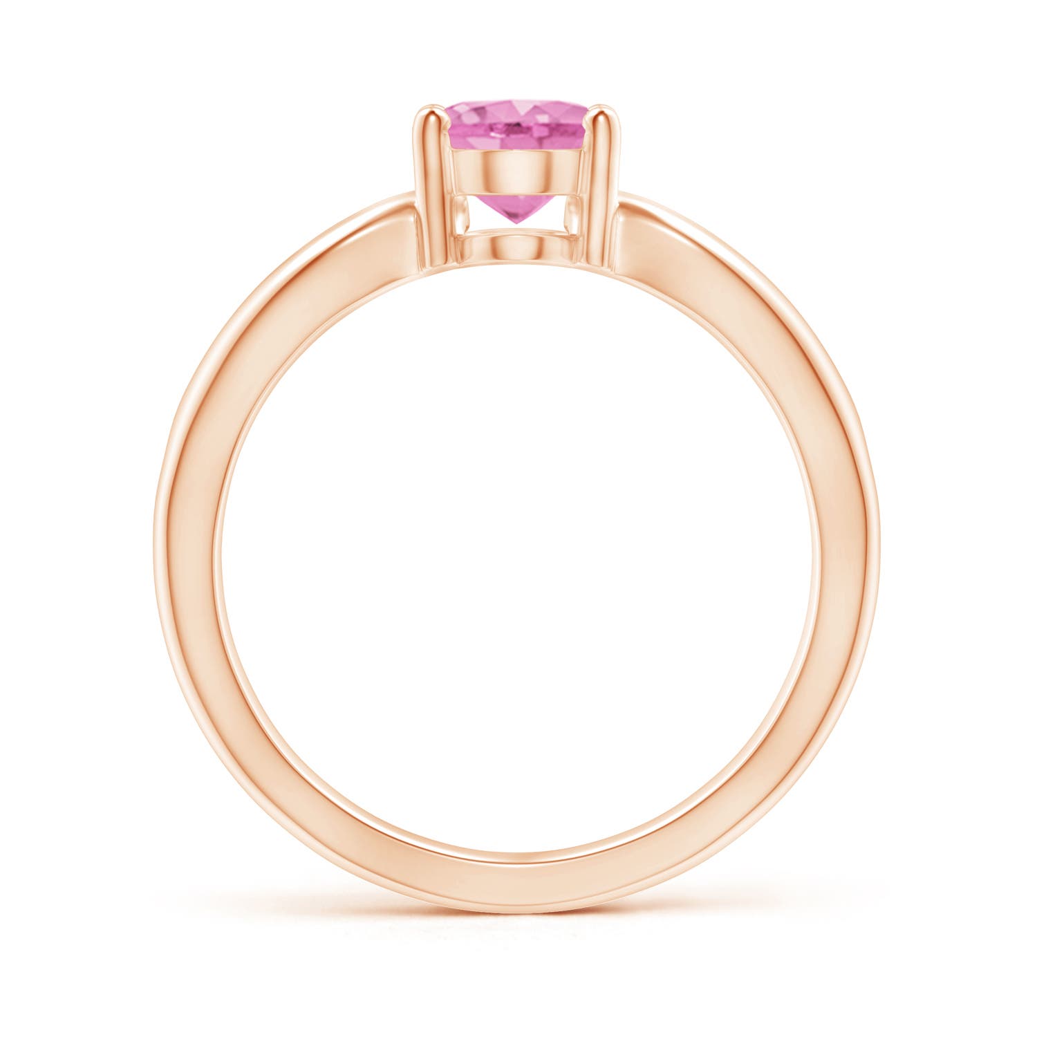 A - Pink Sapphire / 1.45 CT / 14 KT Rose Gold