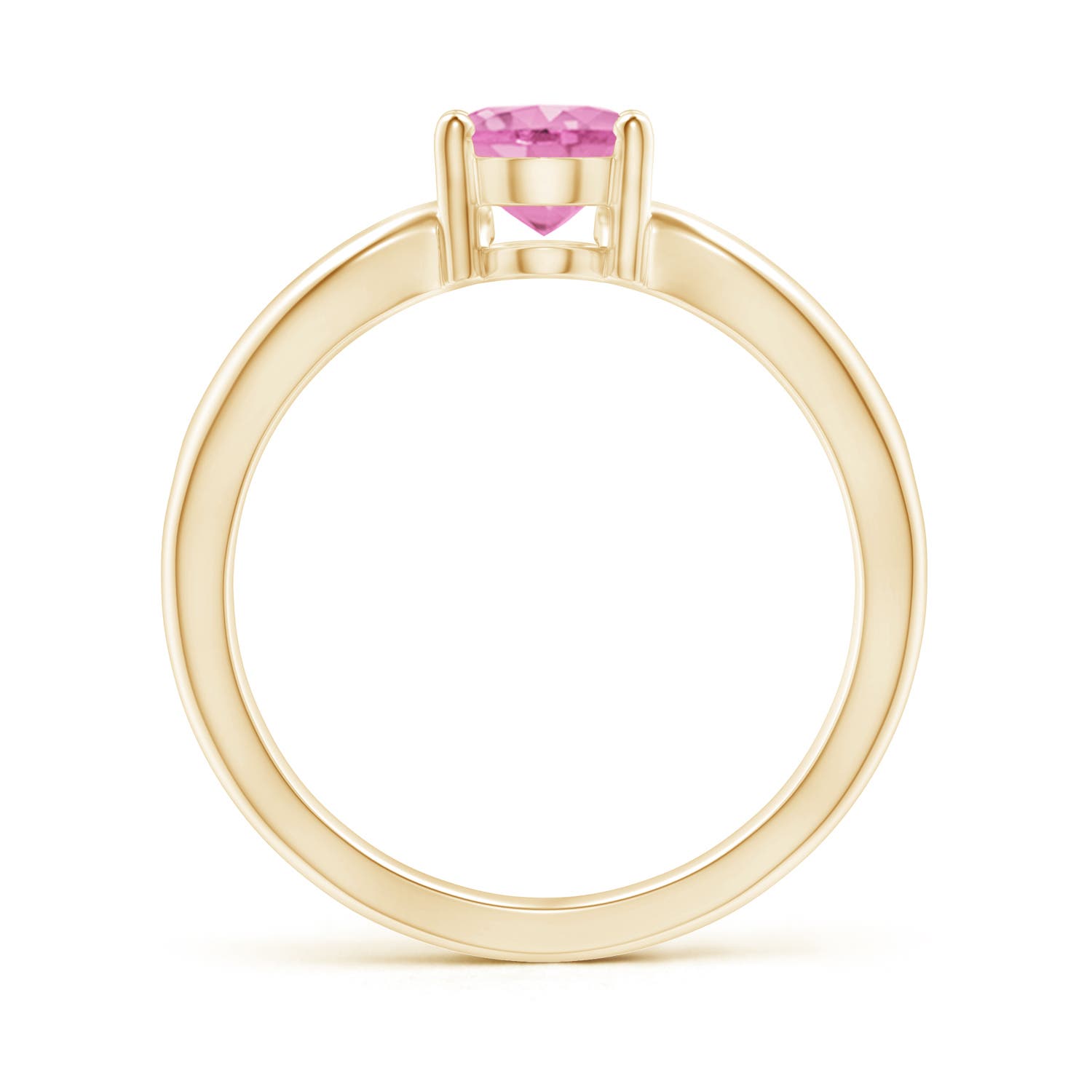 A - Pink Sapphire / 1.45 CT / 14 KT Yellow Gold