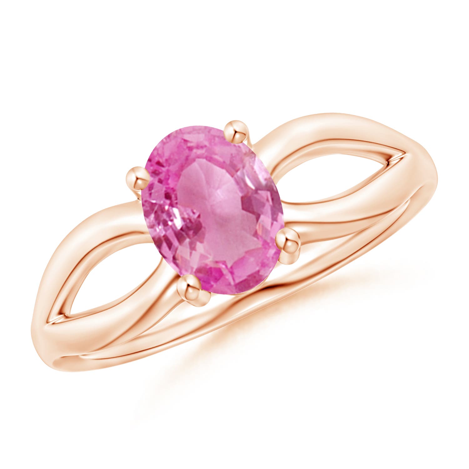 AA - Pink Sapphire / 1.45 CT / 14 KT Rose Gold