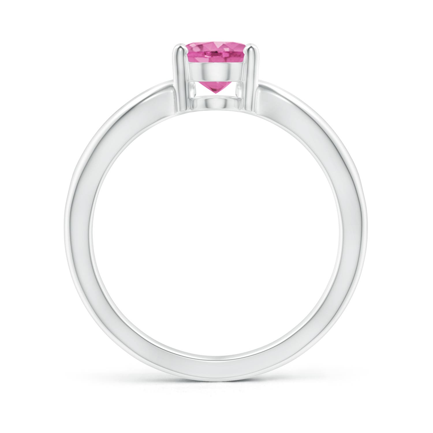 AA - Pink Sapphire / 1.45 CT / 14 KT White Gold