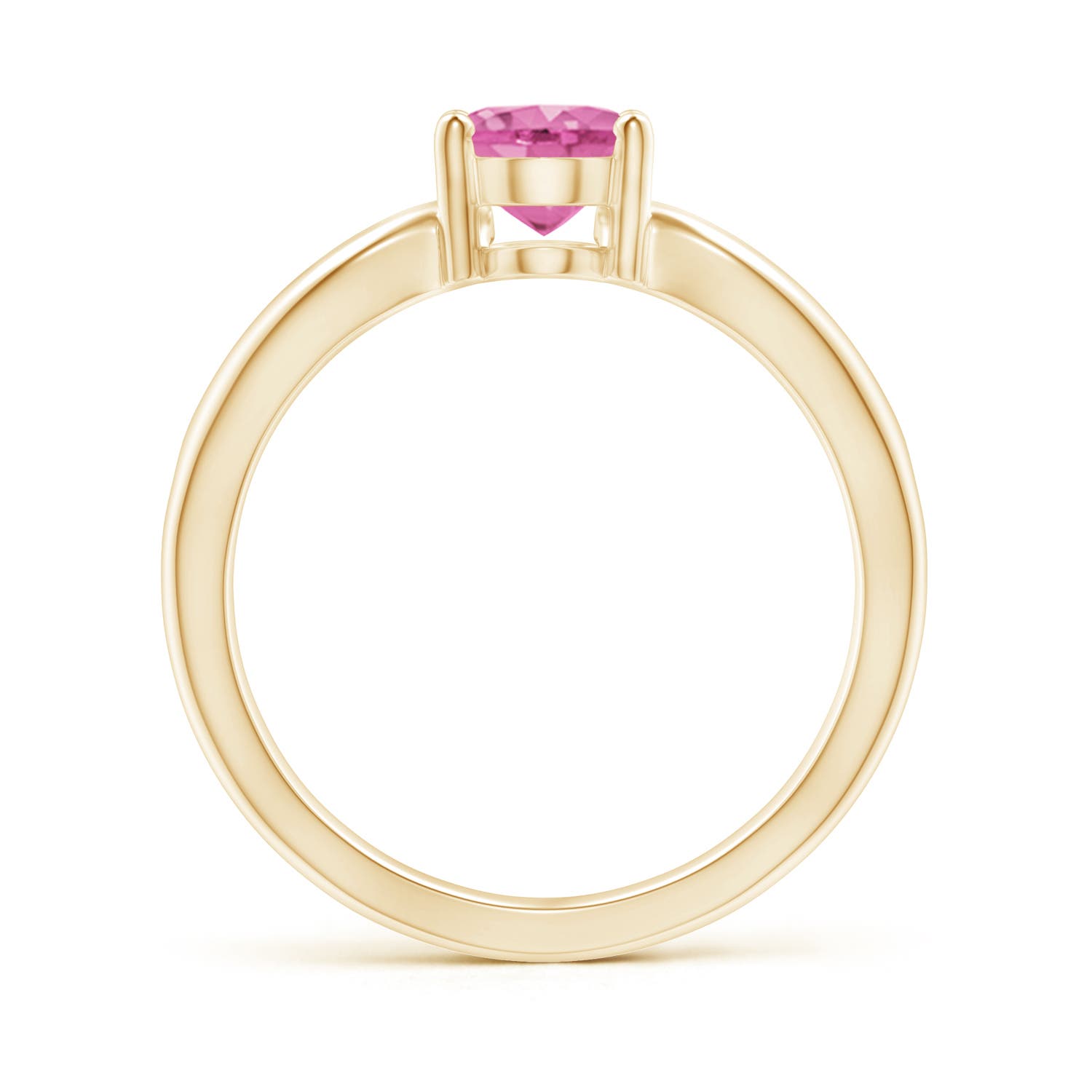 AA - Pink Sapphire / 1.45 CT / 14 KT Yellow Gold