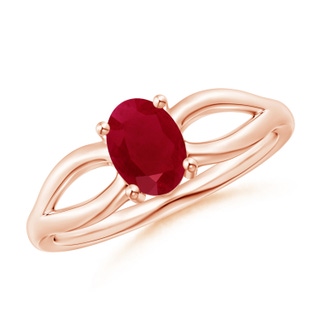 Oval AA Ruby