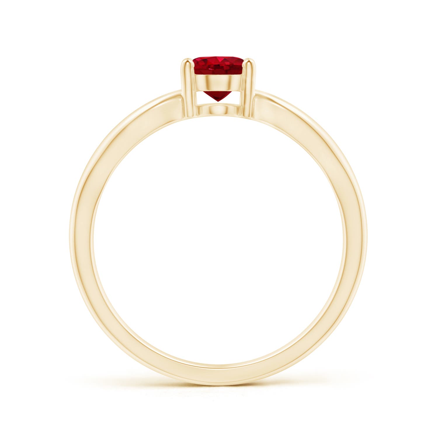 AAA - Ruby / 1 CT / 14 KT Yellow Gold