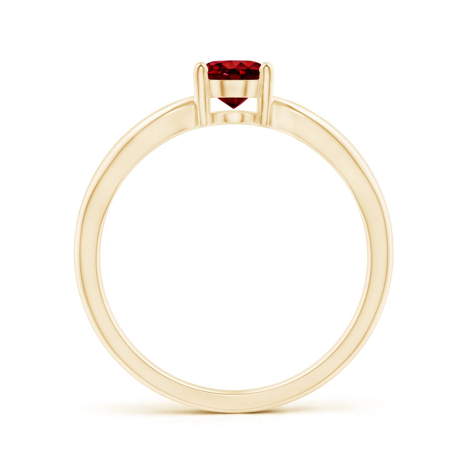 AAAA - Ruby / 1 CT / 14 KT Yellow Gold