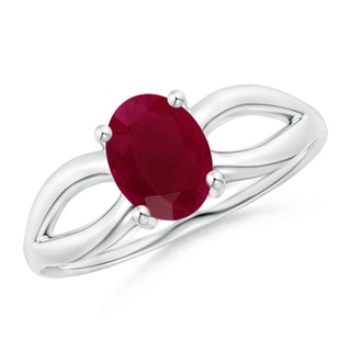 Oval A Ruby