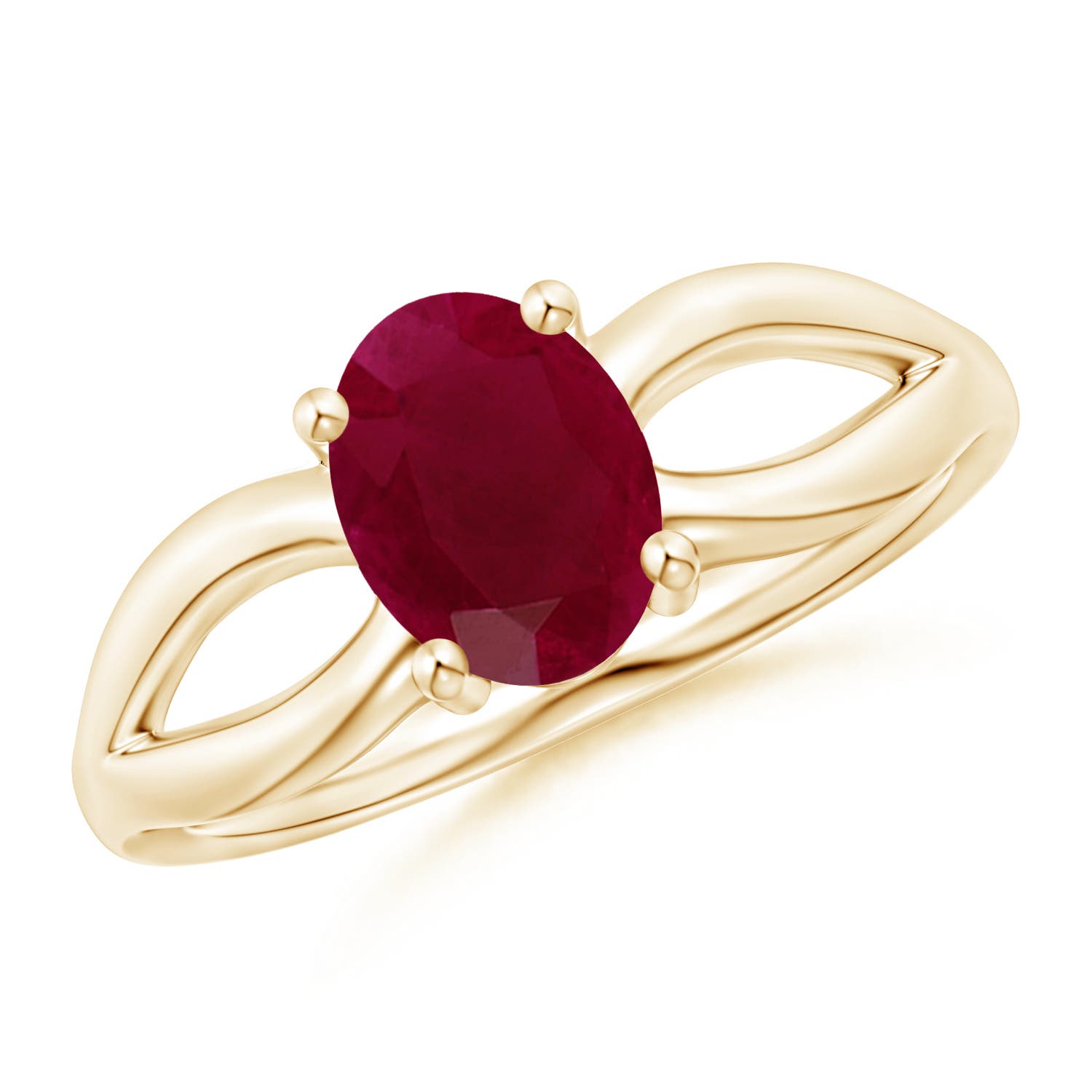 A - Ruby / 1.25 CT / 14 KT Yellow Gold