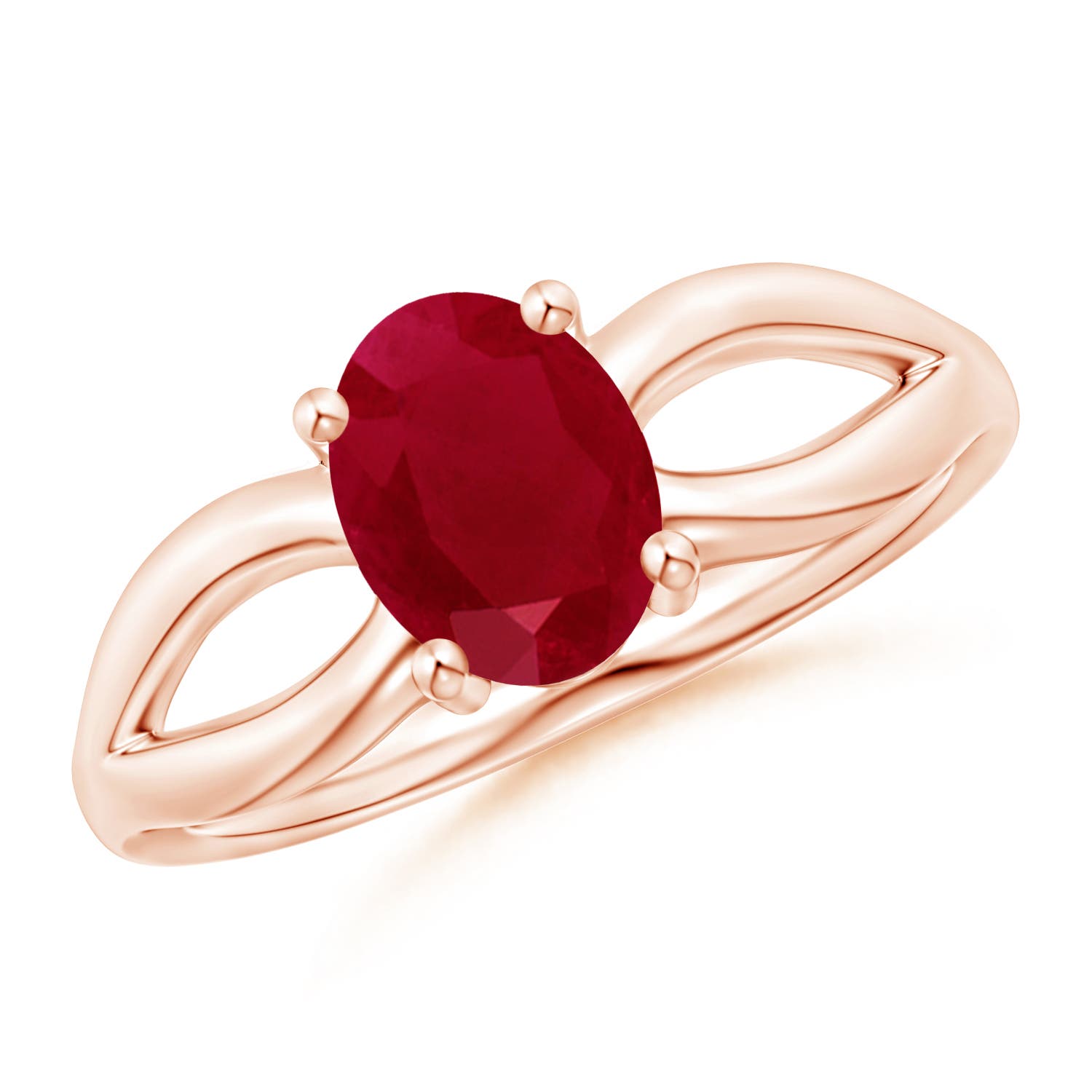 AA - Ruby / 1.25 CT / 14 KT Rose Gold