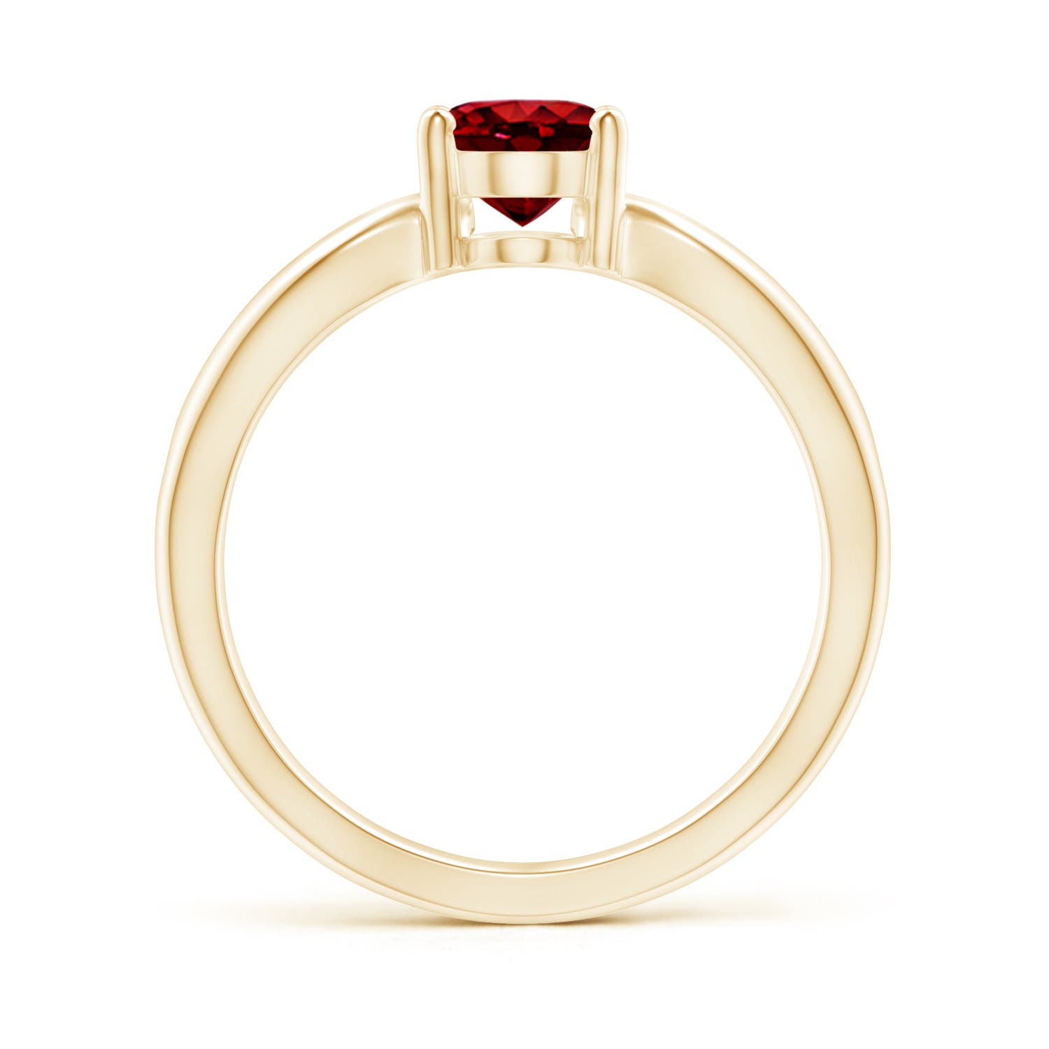 AAAA - Ruby / 1.25 CT / 14 KT Yellow Gold