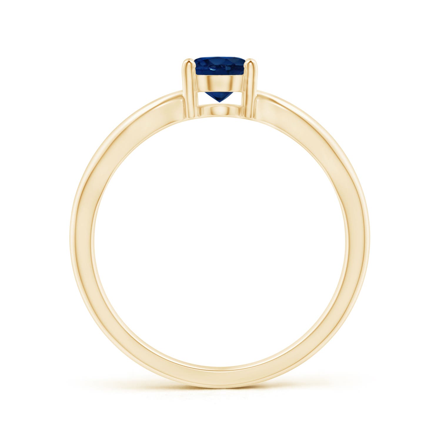 AA - Blue Sapphire / 0.85 CT / 14 KT Yellow Gold