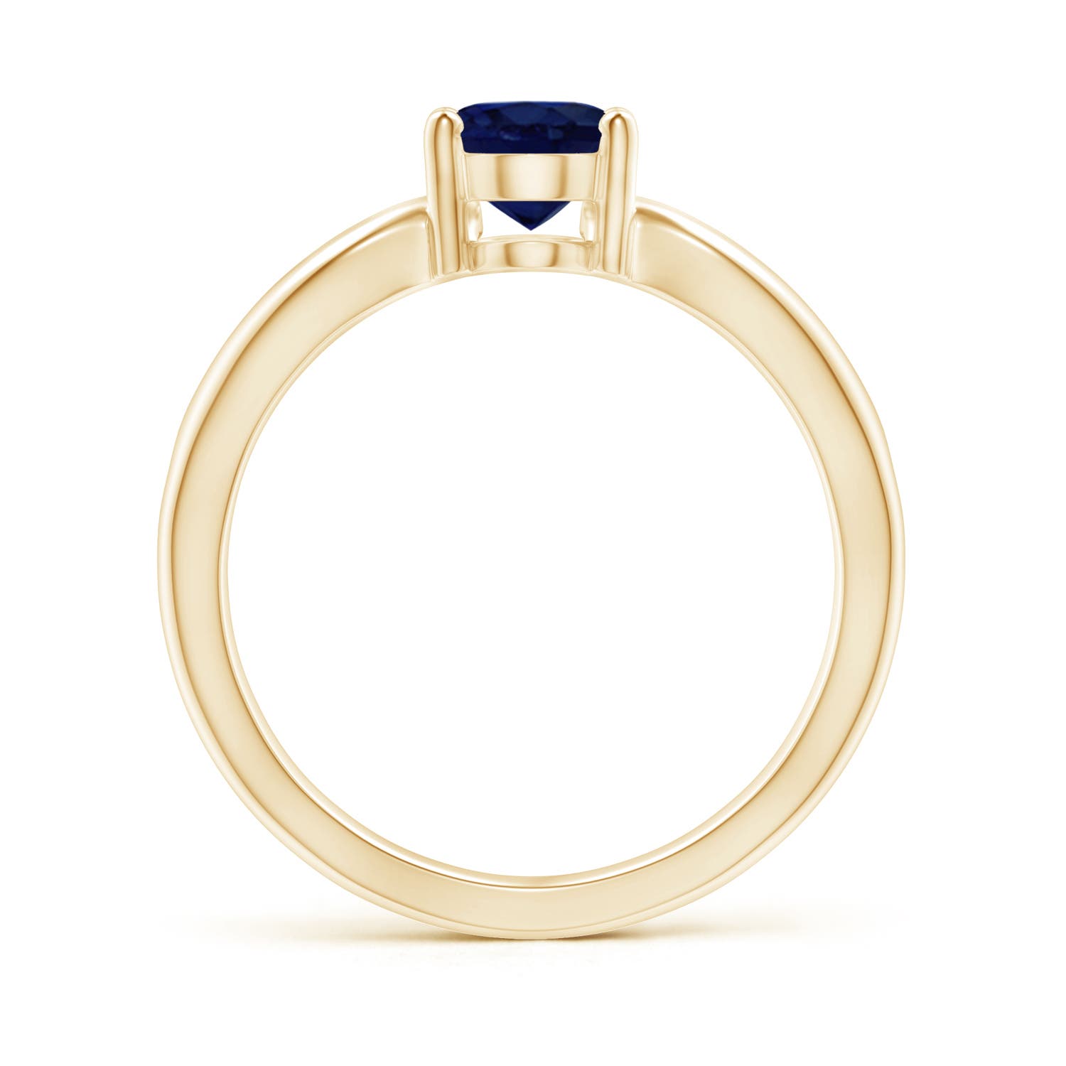 A - Blue Sapphire / 1.55 CT / 14 KT Yellow Gold