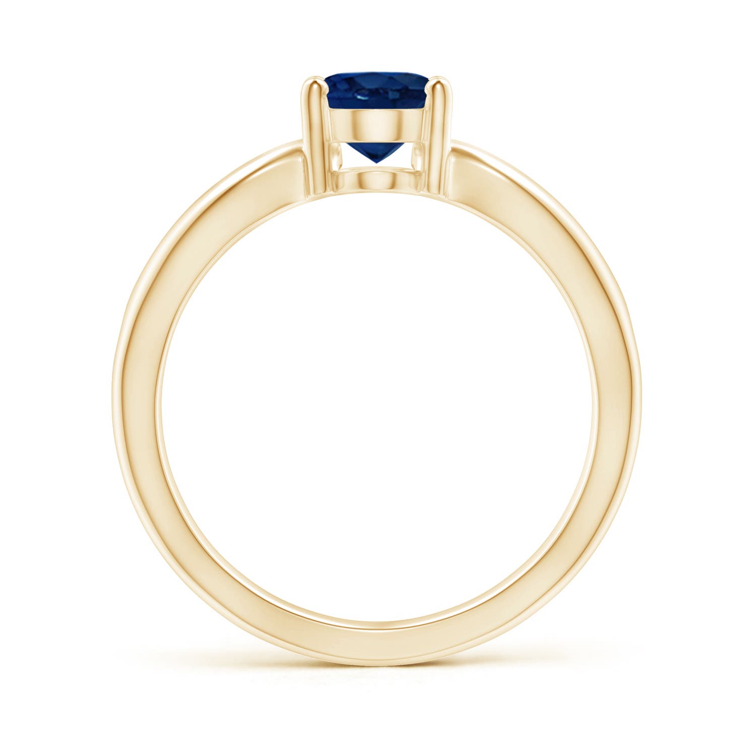 AA - Blue Sapphire / 1.55 CT / 14 KT Yellow Gold