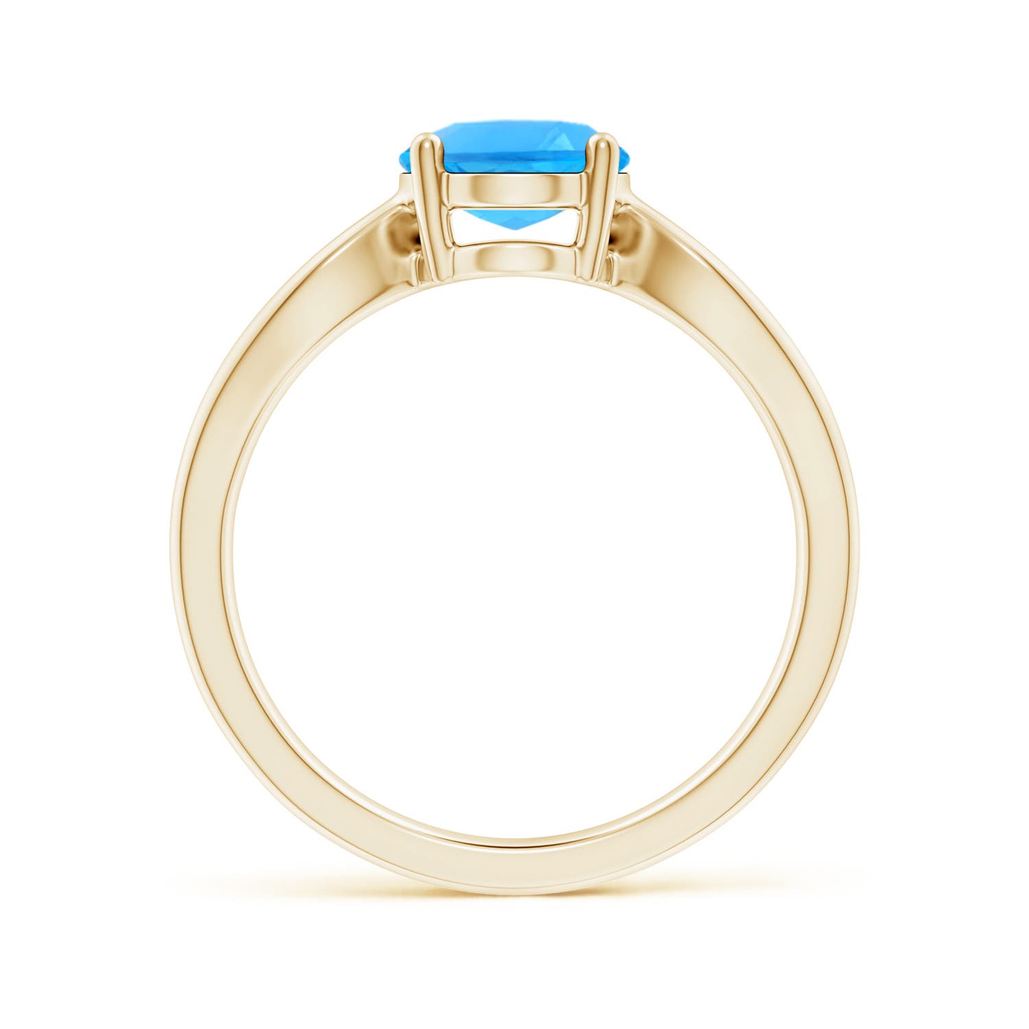 AAAA - Swiss Blue Topaz / 2.25 CT / 14 KT Yellow Gold