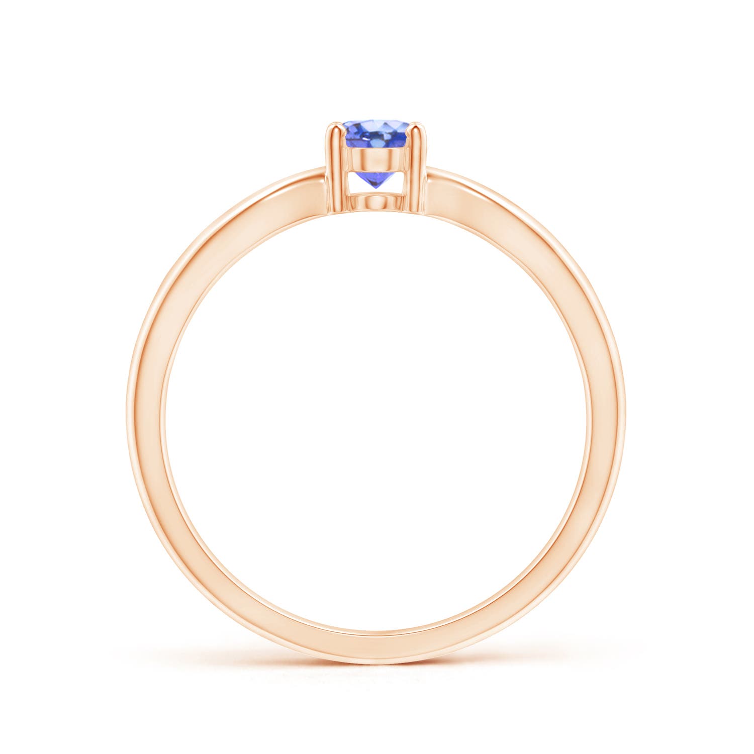 AA - Tanzanite / 0.45 CT / 14 KT Rose Gold