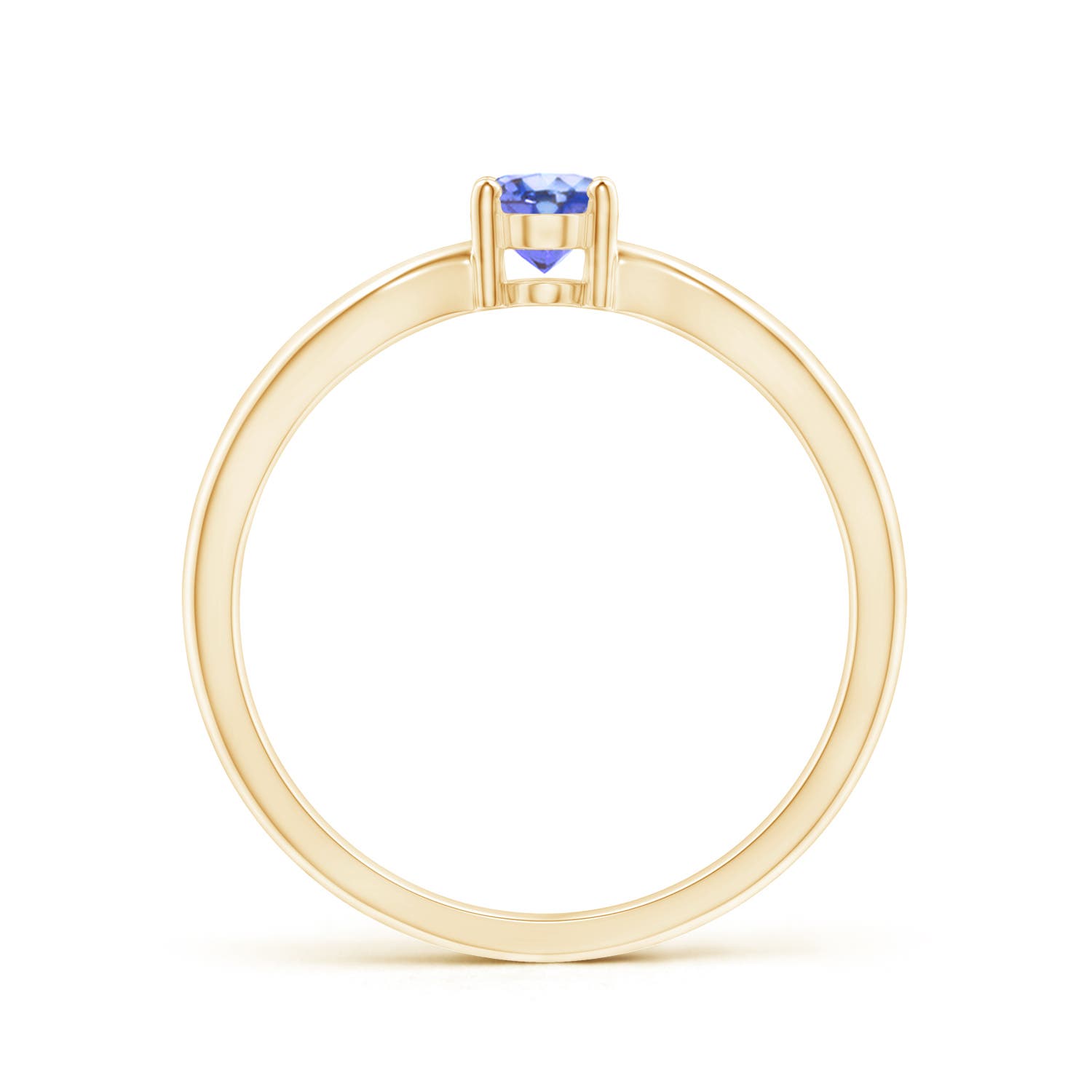 AA - Tanzanite / 0.45 CT / 14 KT Yellow Gold