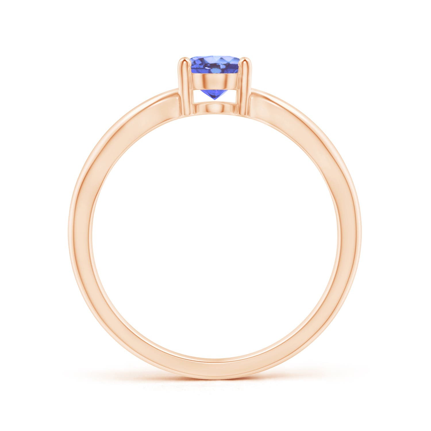 A - Tanzanite / 0.8 CT / 14 KT Rose Gold