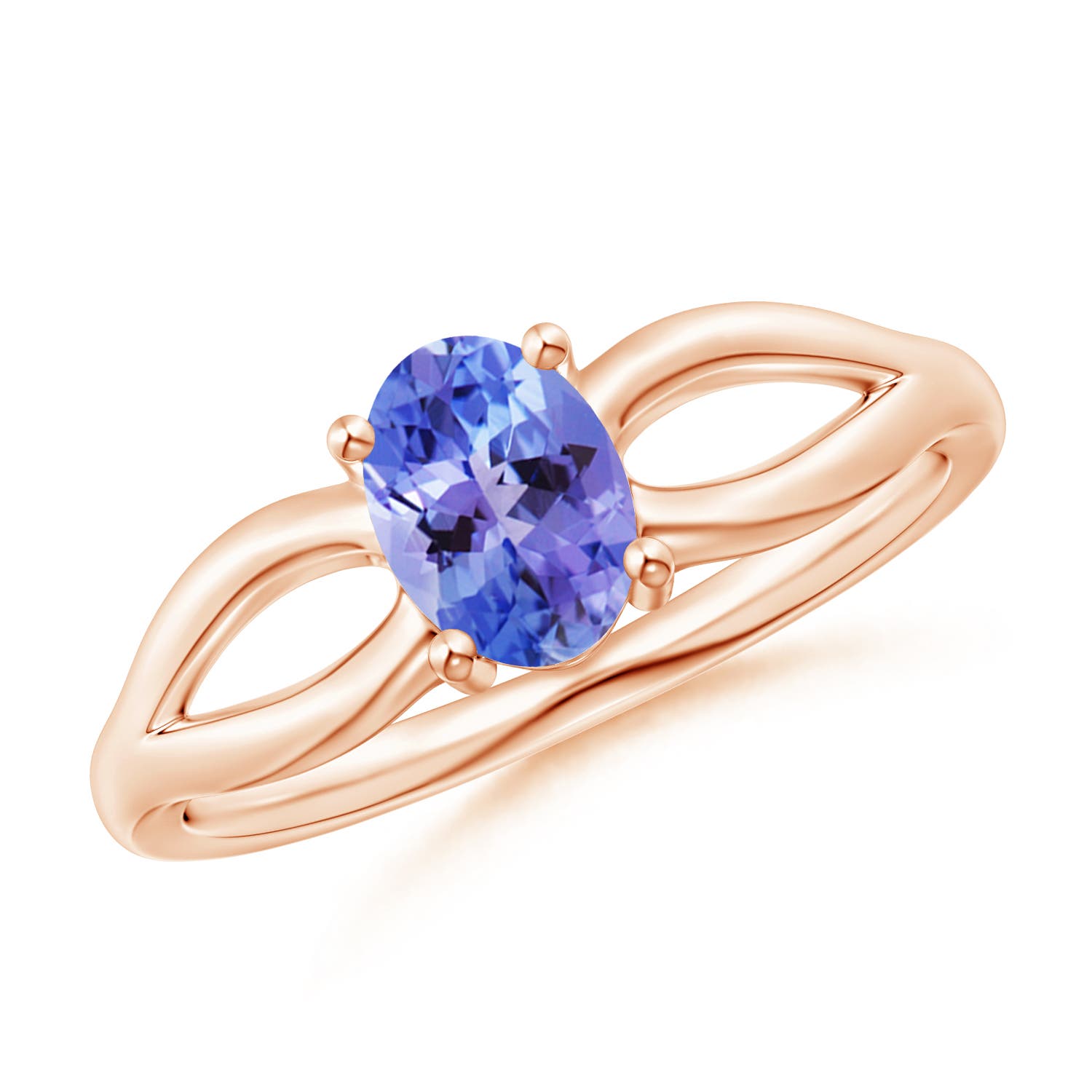 AA - Tanzanite / 0.8 CT / 14 KT Rose Gold