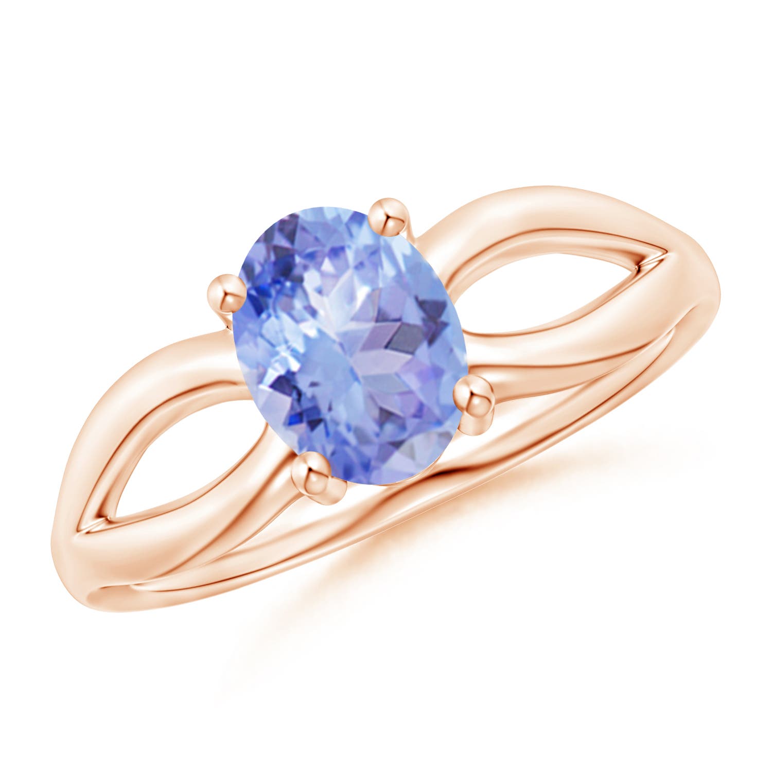 A - Tanzanite / 1.25 CT / 14 KT Rose Gold