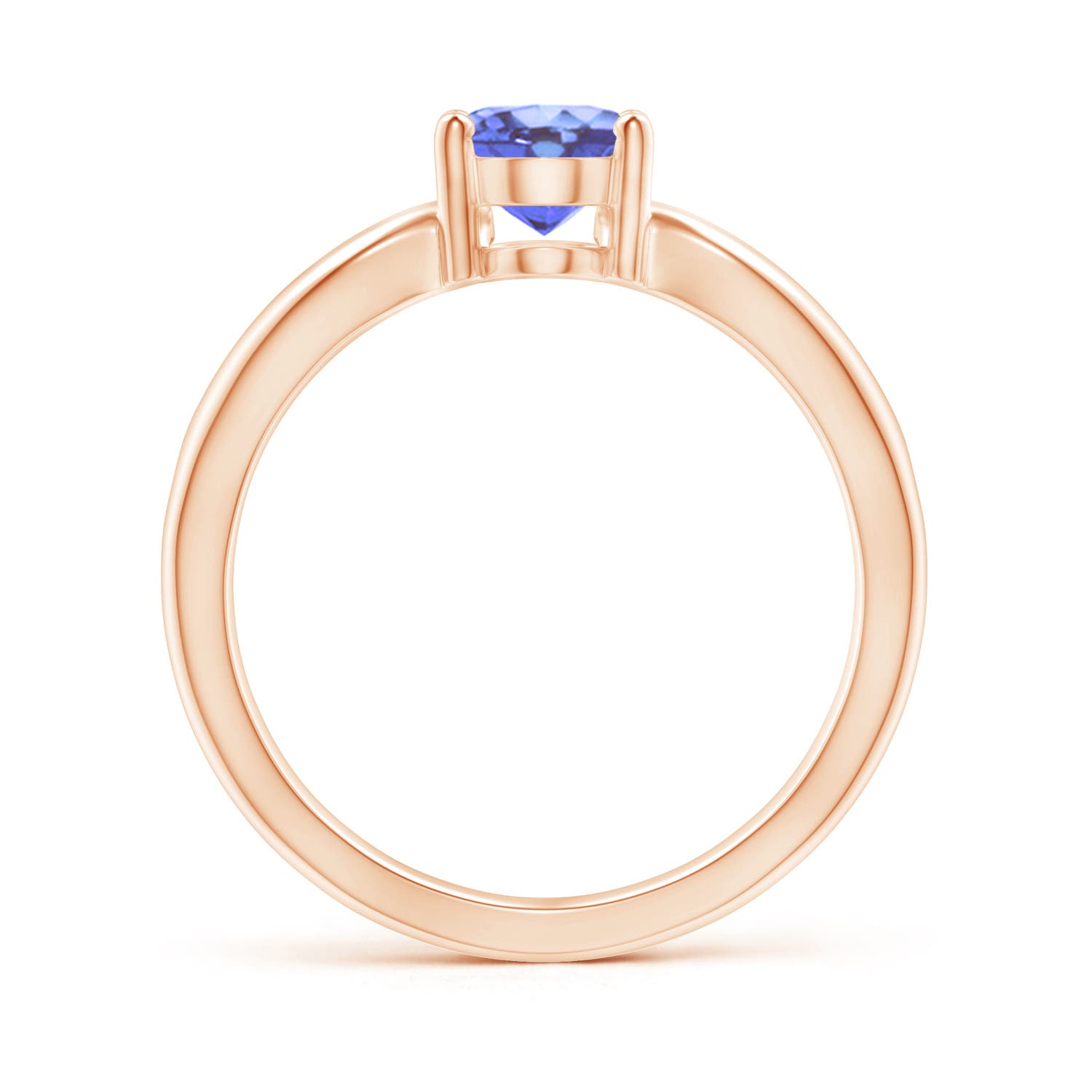 A - Tanzanite / 1.25 CT / 14 KT Rose Gold