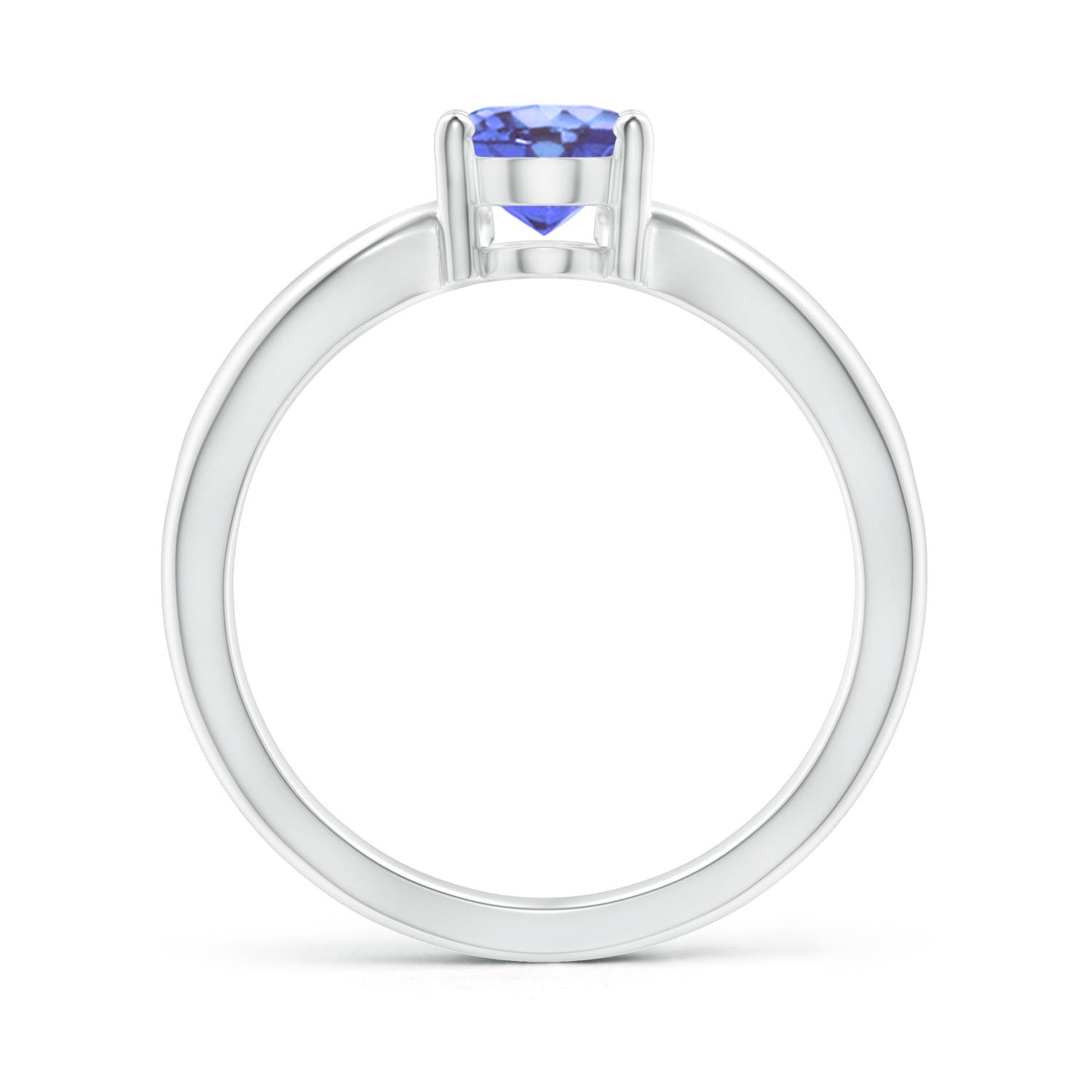 A - Tanzanite / 1.25 CT / 14 KT White Gold