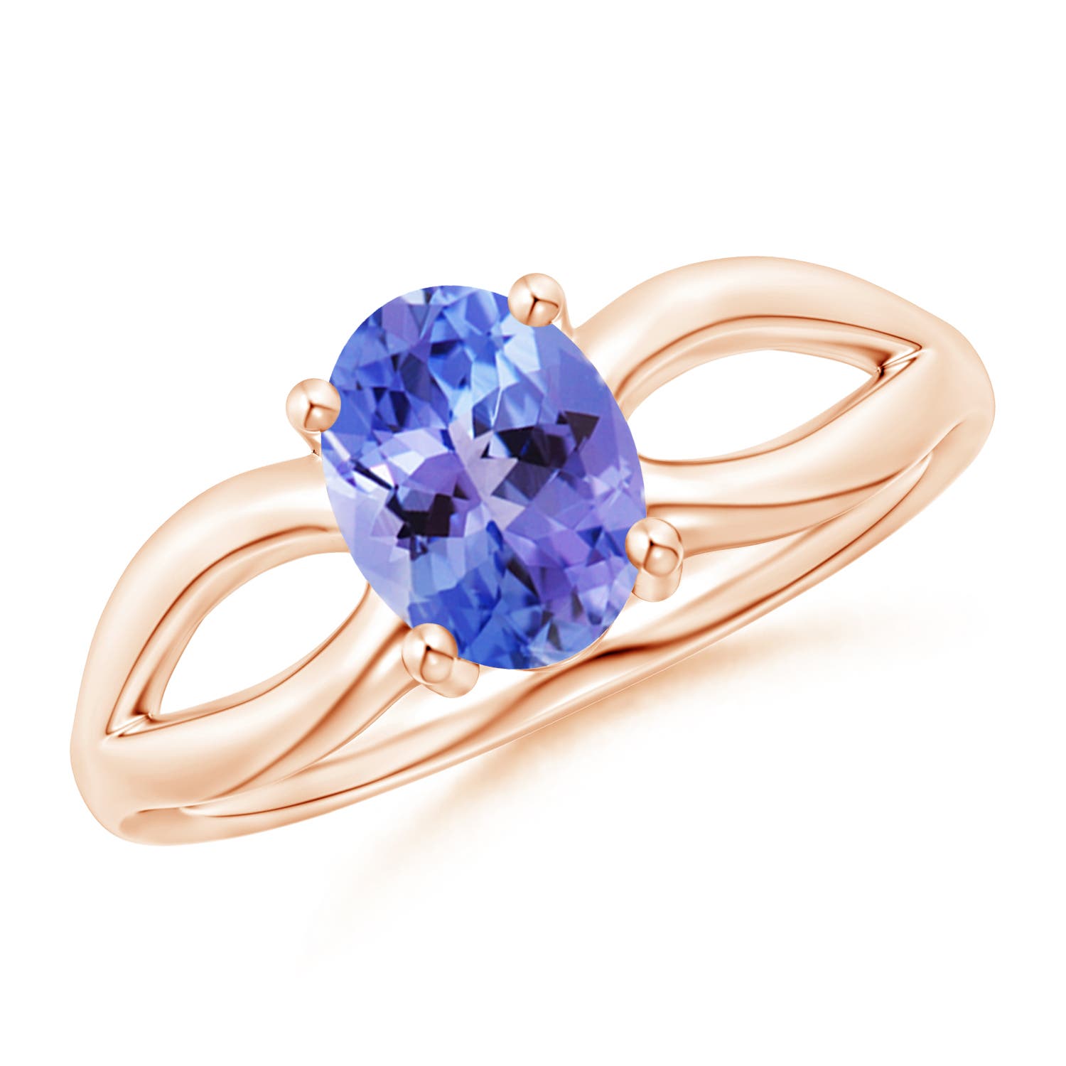 AA - Tanzanite / 1.25 CT / 14 KT Rose Gold