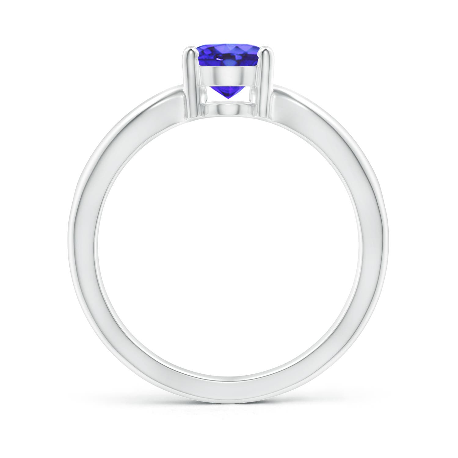 AA - Tanzanite / 1.25 CT / 14 KT White Gold