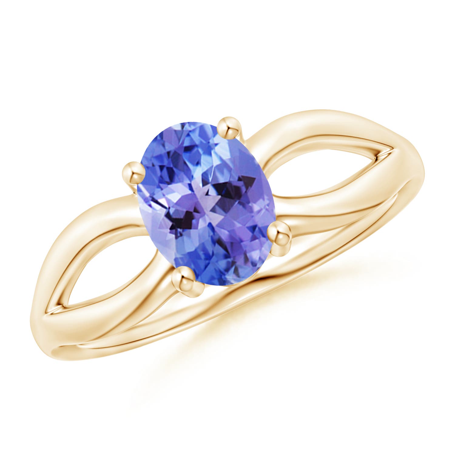 AA - Tanzanite / 1.25 CT / 14 KT Yellow Gold