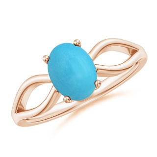 Oval AA Turquoise