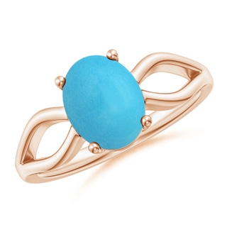 Oval AA Turquoise