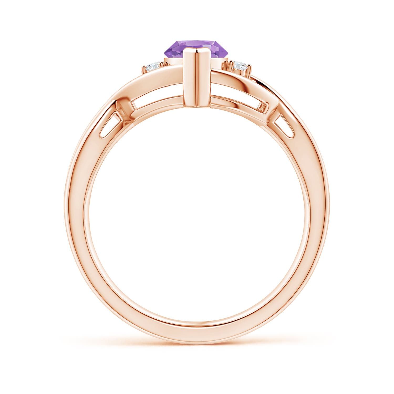 A - Amethyst / 0.98 CT / 14 KT Rose Gold