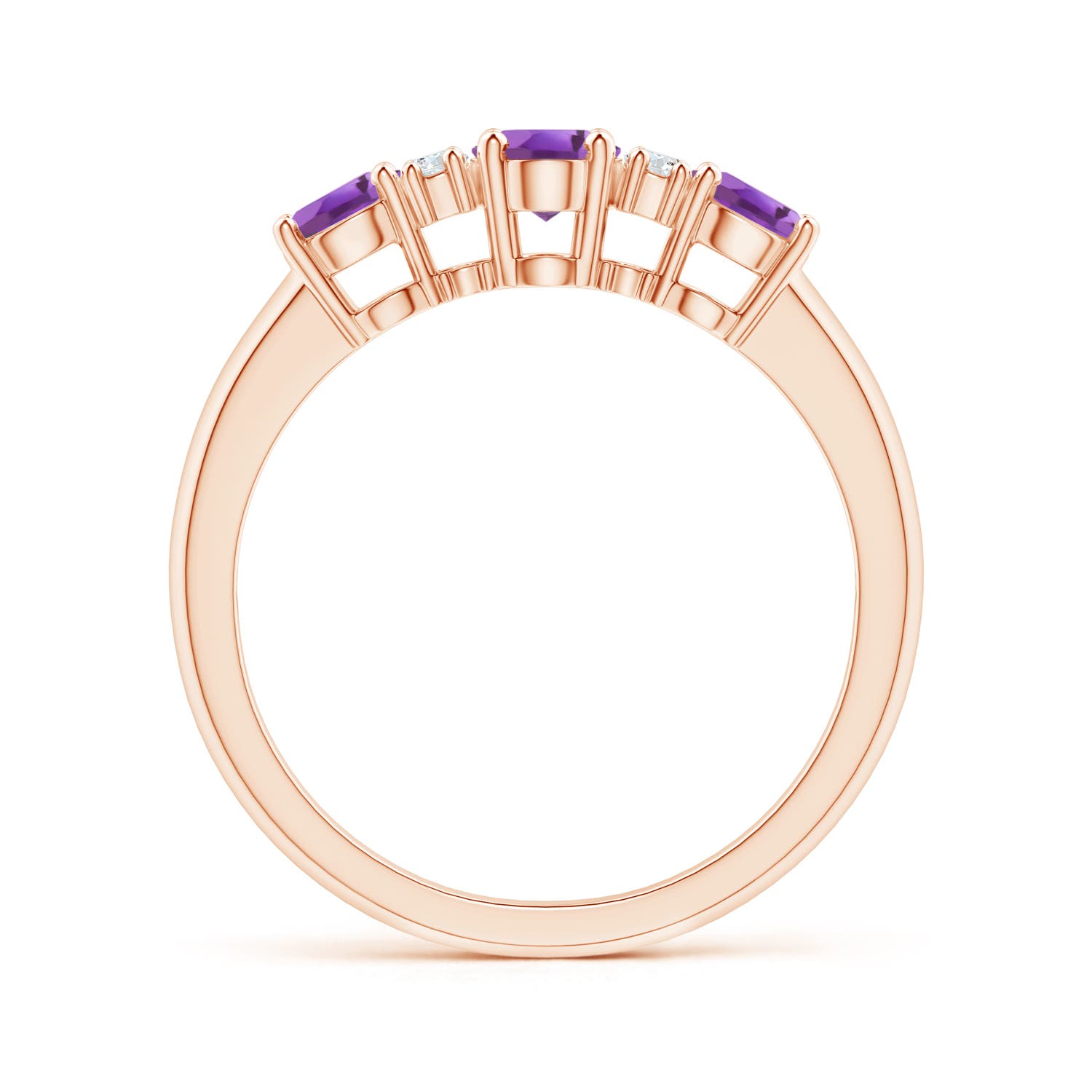 A - Amethyst / 1.14 CT / 14 KT Rose Gold