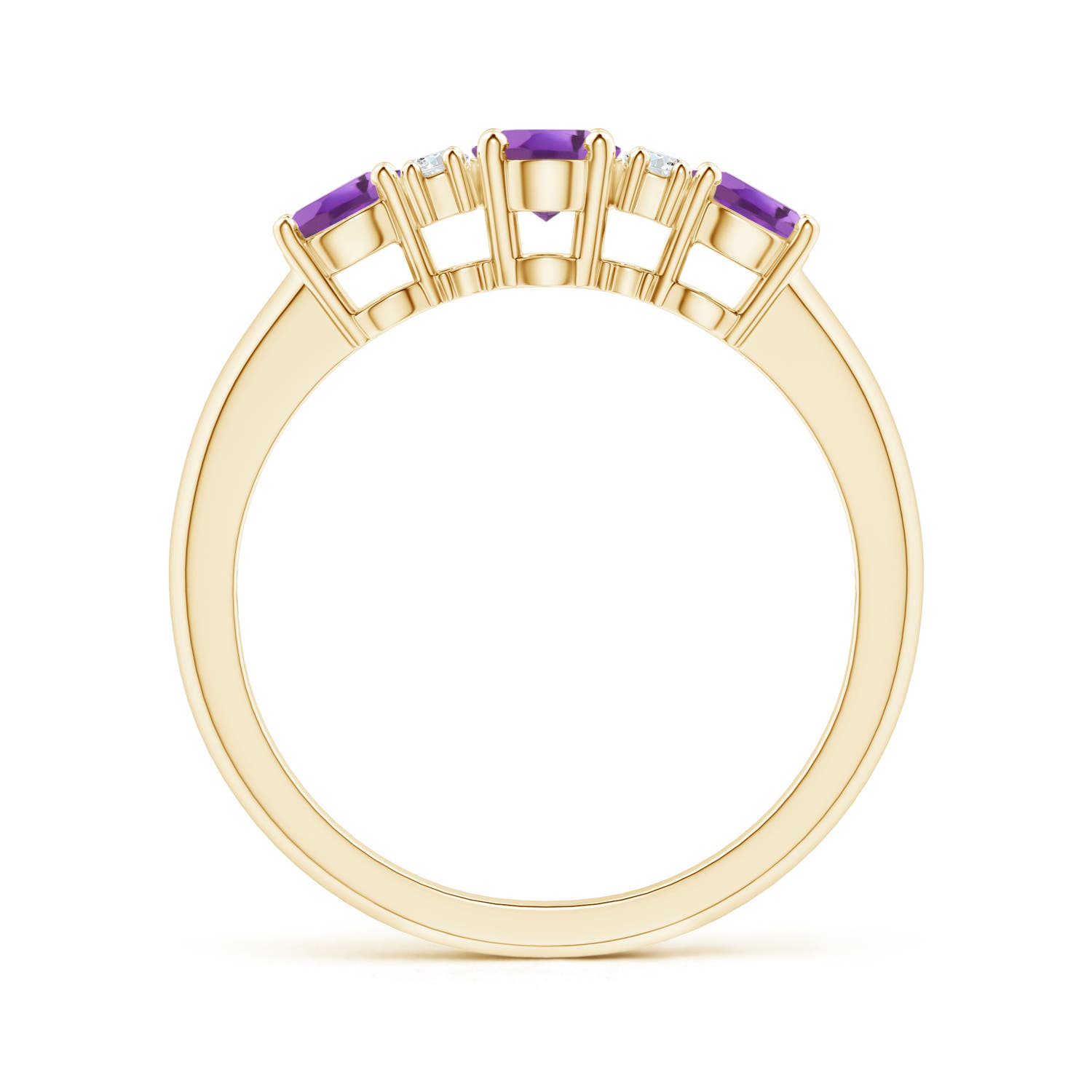 A - Amethyst / 1.14 CT / 14 KT Yellow Gold