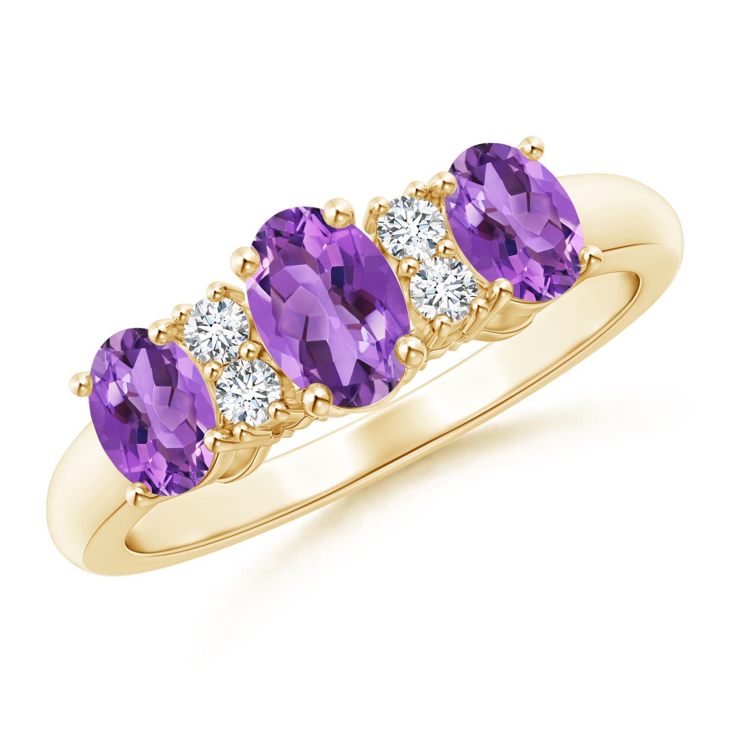 AA - Amethyst / 1.14 CT / 14 KT Yellow Gold