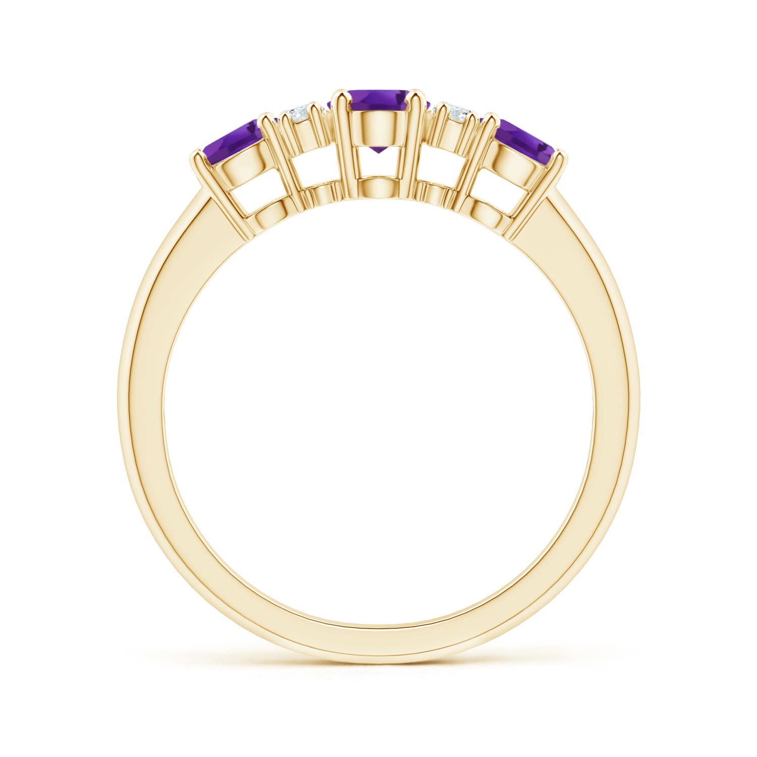 AAA - Amethyst / 1.14 CT / 14 KT Yellow Gold