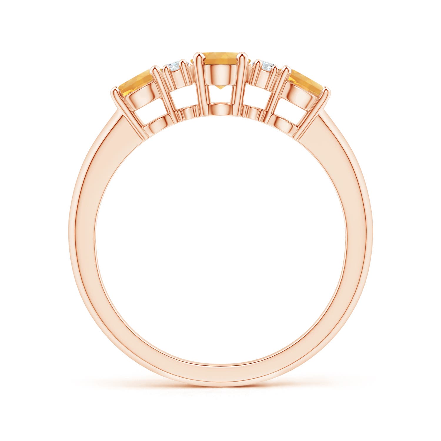 A - Citrine / 1.14 CT / 14 KT Rose Gold