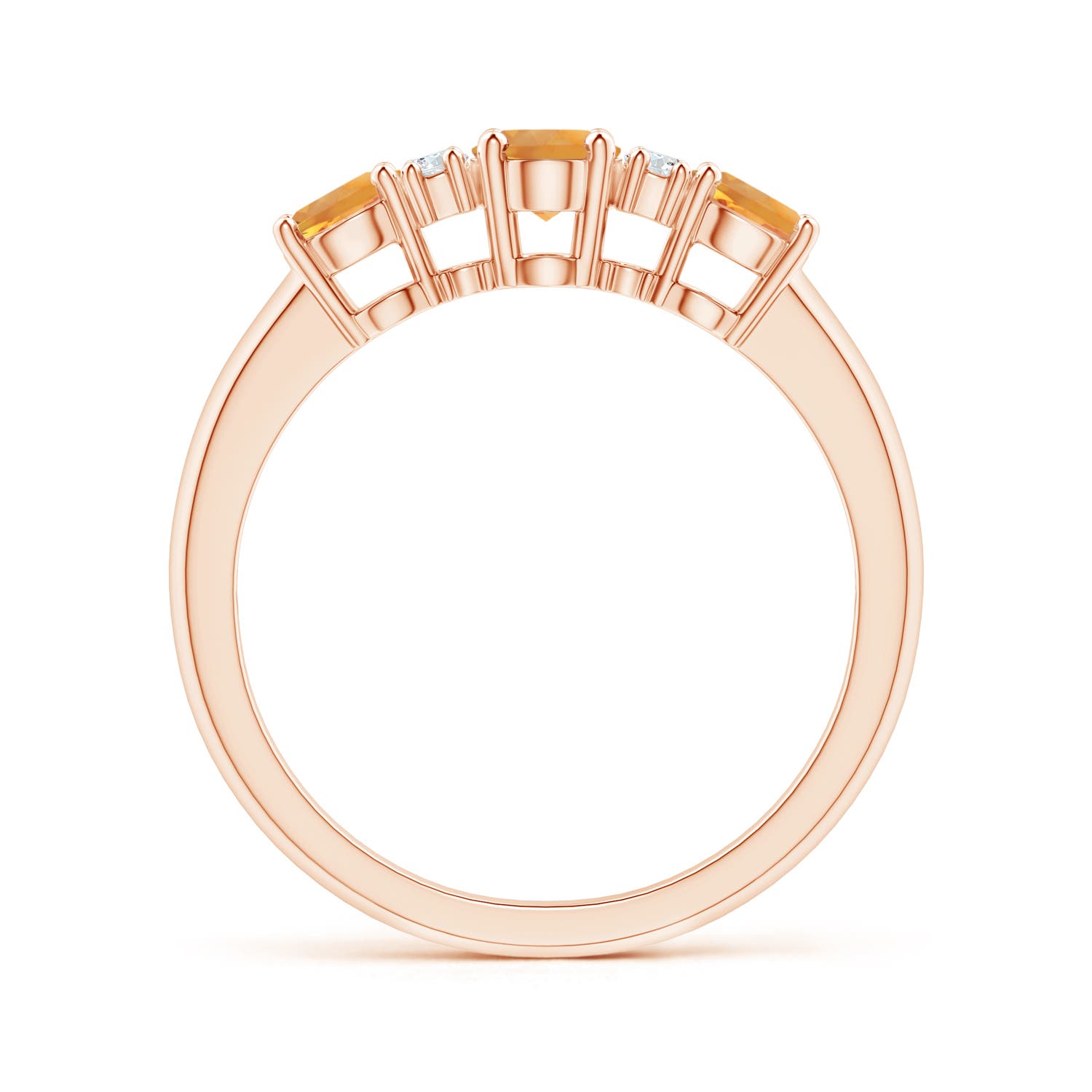 AA - Citrine / 1.14 CT / 14 KT Rose Gold