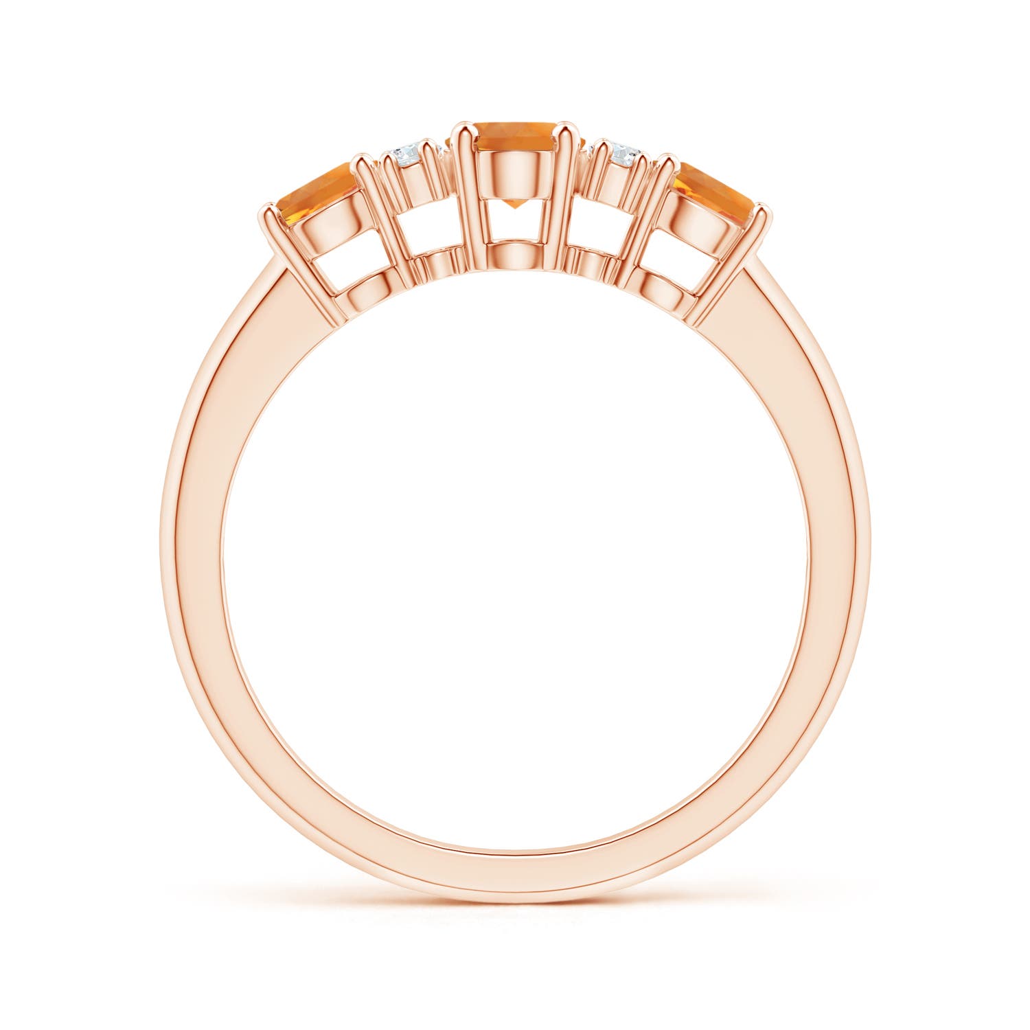 AAA - Citrine / 1.14 CT / 14 KT Rose Gold