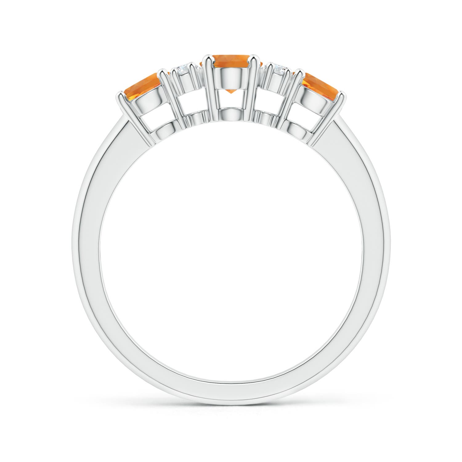 AAA - Citrine / 1.14 CT / 14 KT White Gold