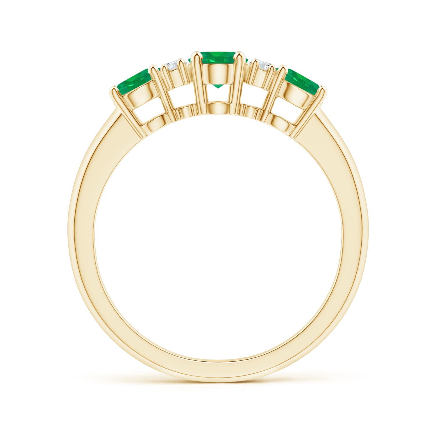 AA - Emerald / 1.14 CT / 14 KT Yellow Gold