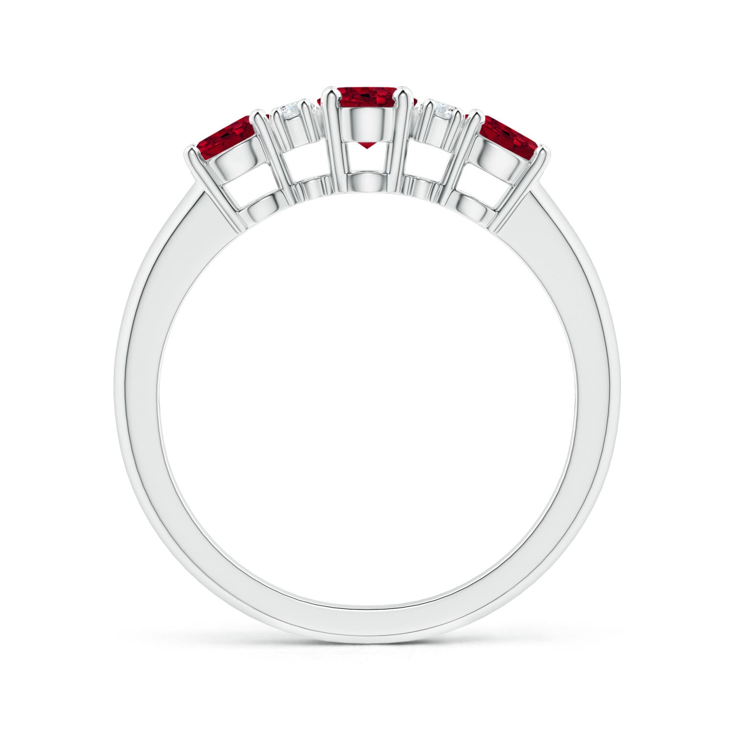 AAA - Garnet / 1.59 CT / 14 KT White Gold