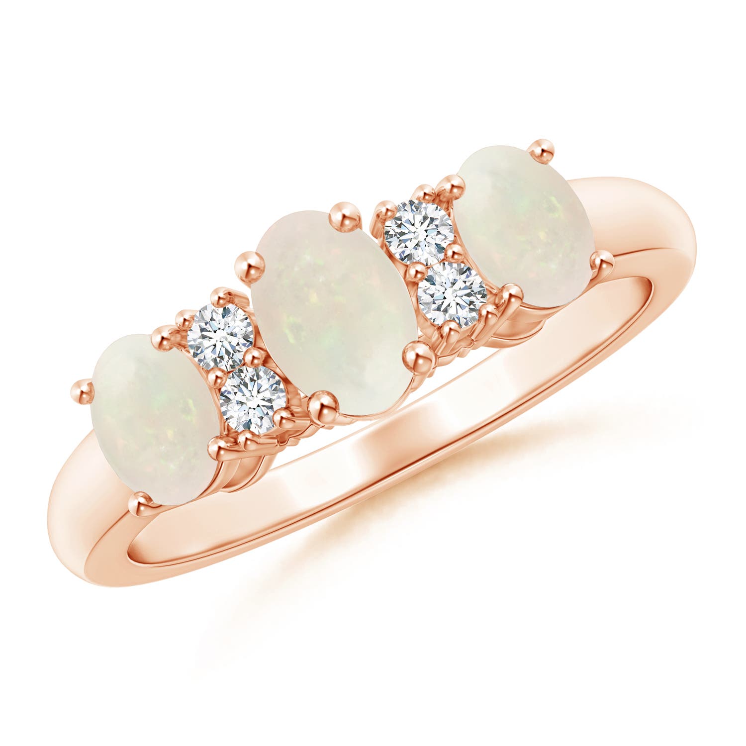 A - Opal / 0.88 CT / 14 KT Rose Gold