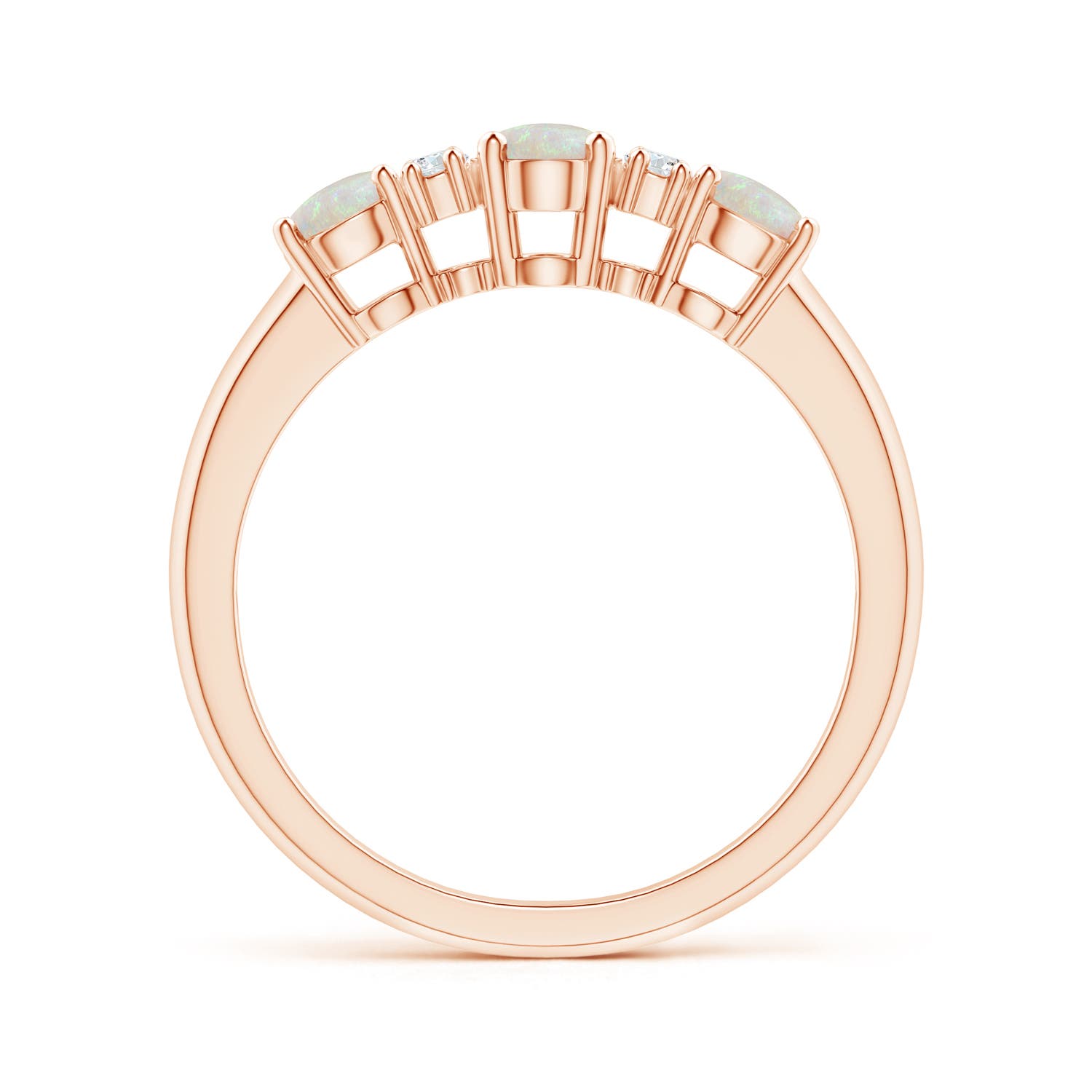 AA - Opal / 0.88 CT / 14 KT Rose Gold