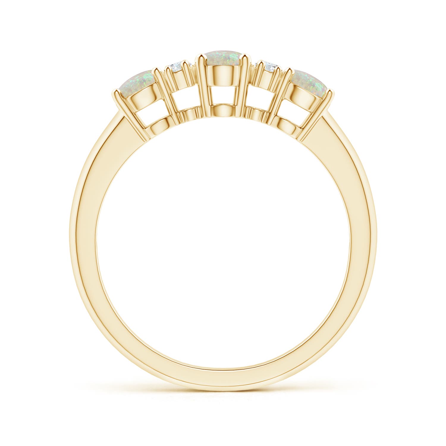 AAA - Opal / 0.88 CT / 14 KT Yellow Gold