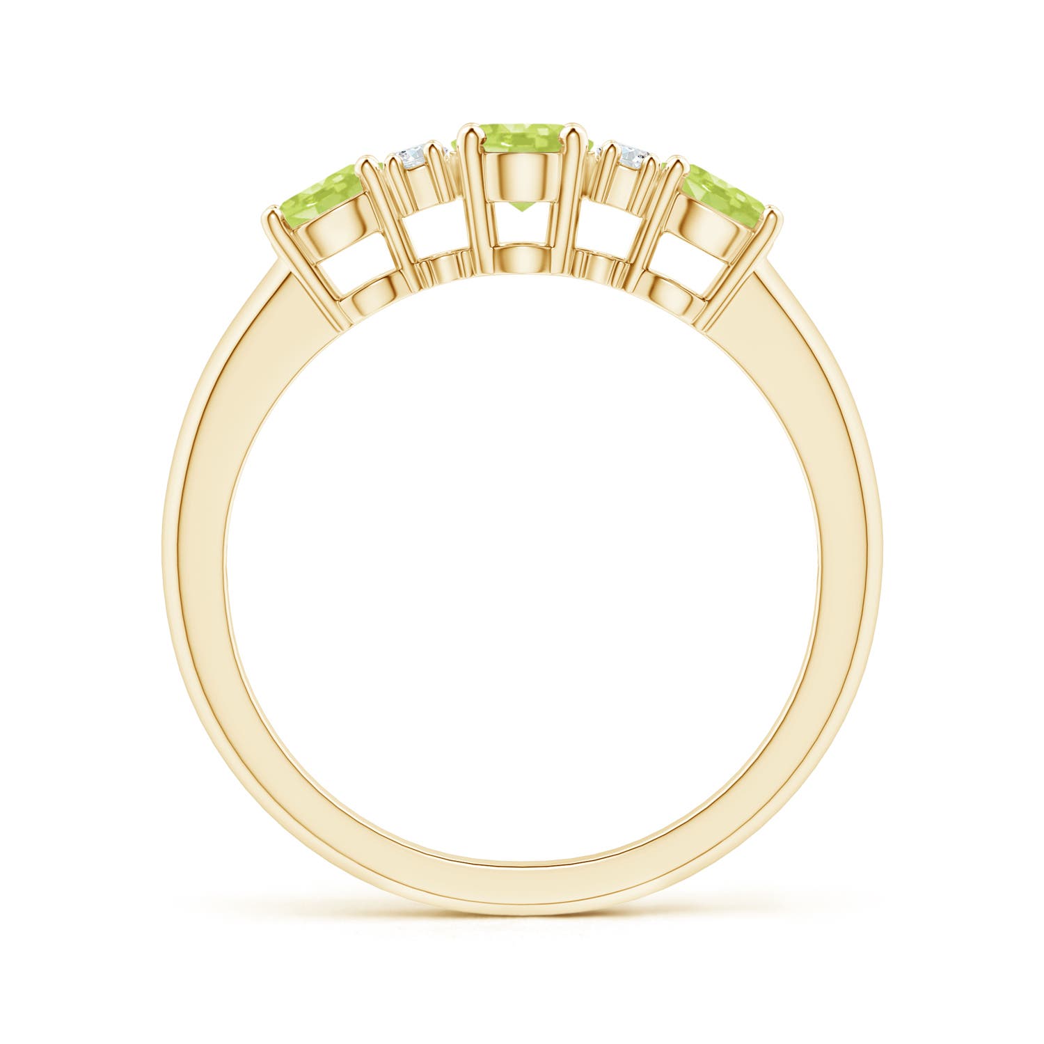 A - Peridot / 1.32 CT / 14 KT Yellow Gold