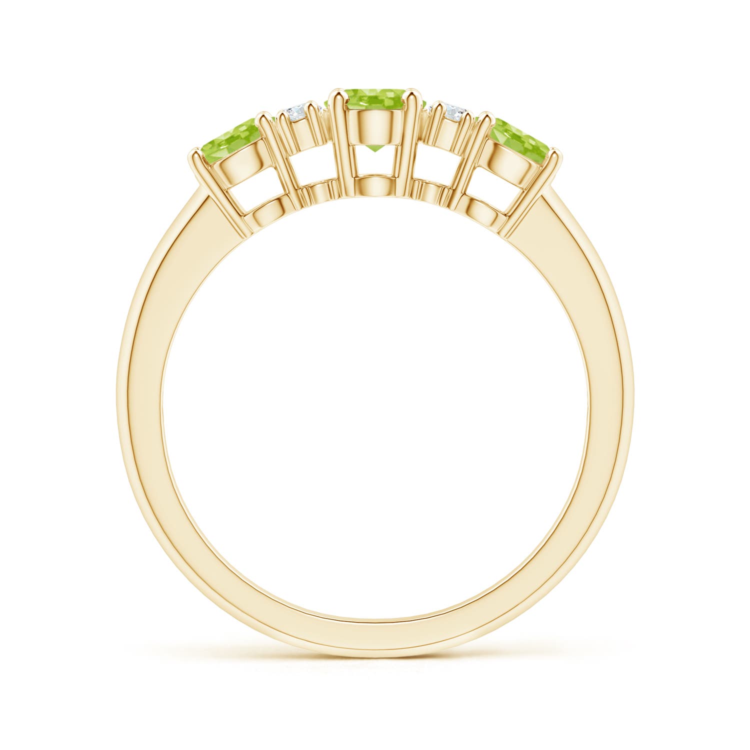 AA - Peridot / 1.32 CT / 14 KT Yellow Gold