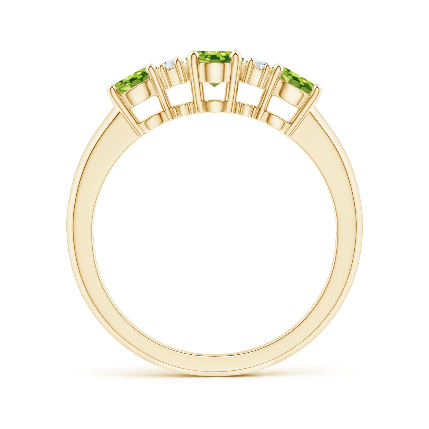 AAA - Peridot / 1.32 CT / 14 KT Yellow Gold