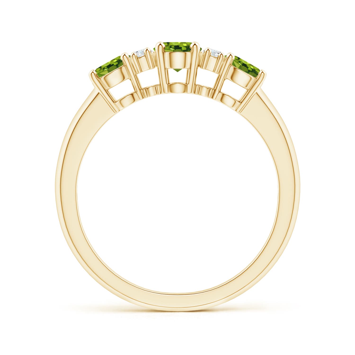 AAAA - Peridot / 1.32 CT / 14 KT Yellow Gold